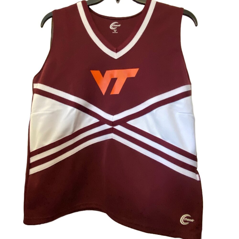 Virginia Tech University Chasse Women's Cheerleading Top, XL